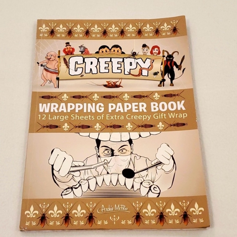 Halloween McPhee’s Creepy Wrapping Paper Book Boo Basket